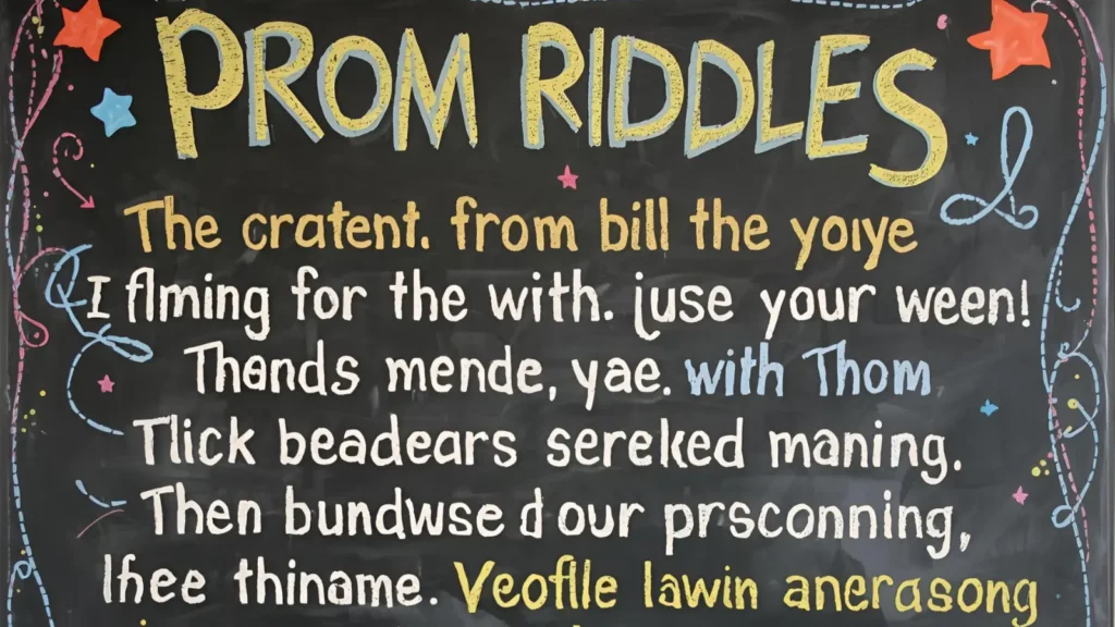 Funny Prom Riddles for Easy Laughs