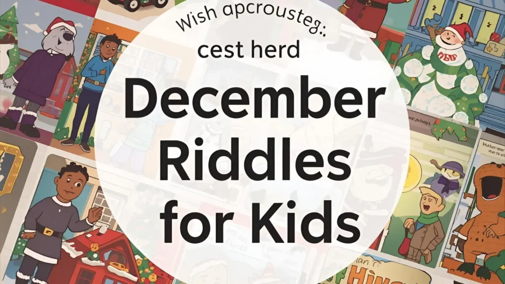 December Riddles for Kids About Winter Clothing