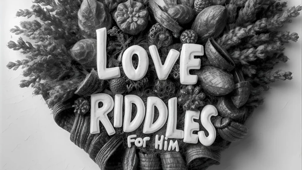 Love riddles for him