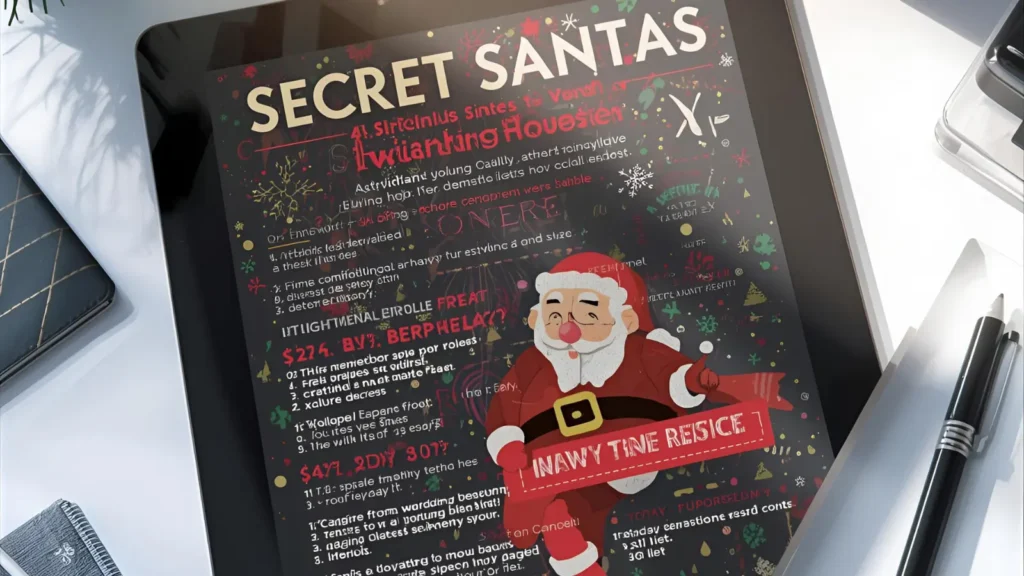 Secret Santa Riddles for Office PDF