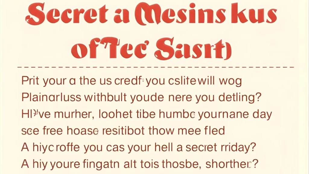Funny Office Riddles for Secret Santa