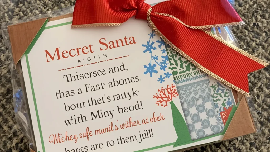 Secret Santa Clues for Coworkers