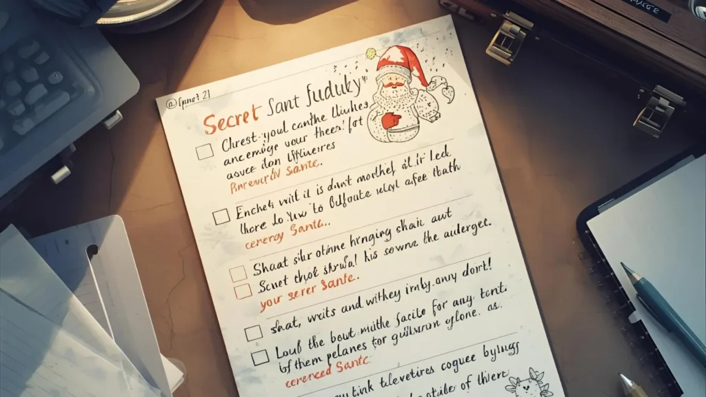 Secret Santa riddles for office