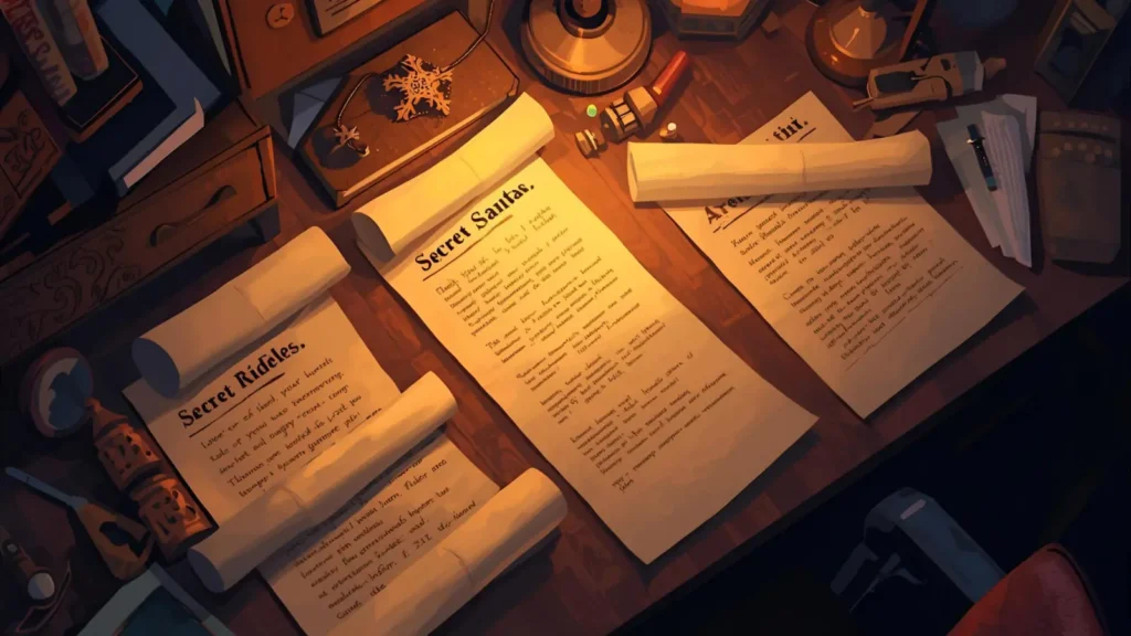 Secret Santa riddles for office