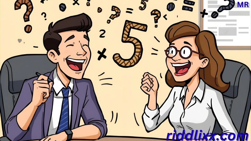 Funny math riddles for adults with answers