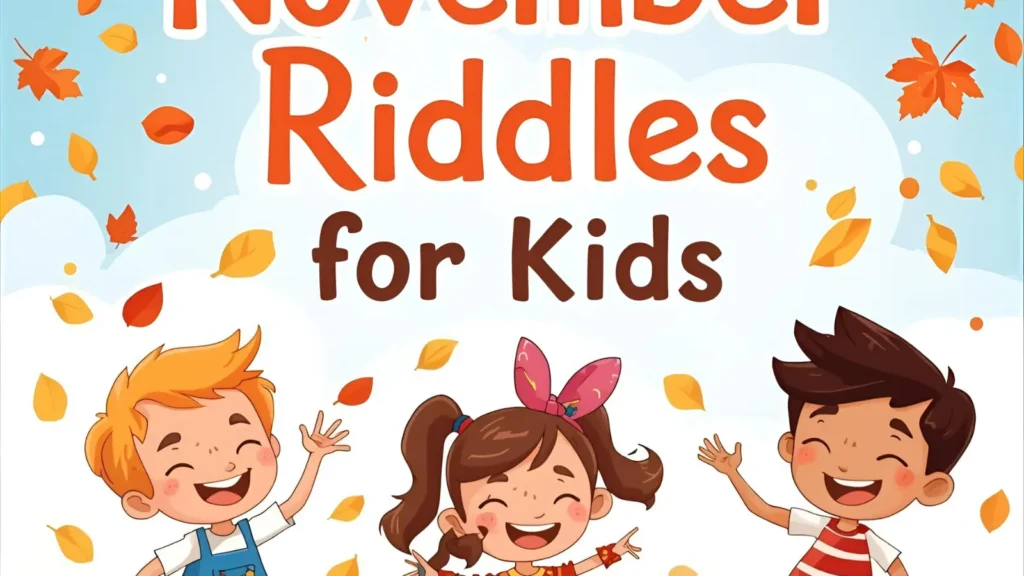 November Riddles for Kids