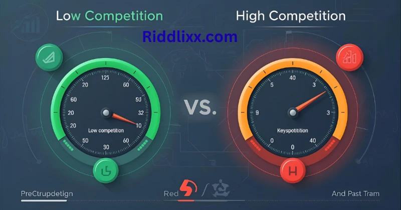 Low vs high competition keywords ranking speed comparison for SEO
