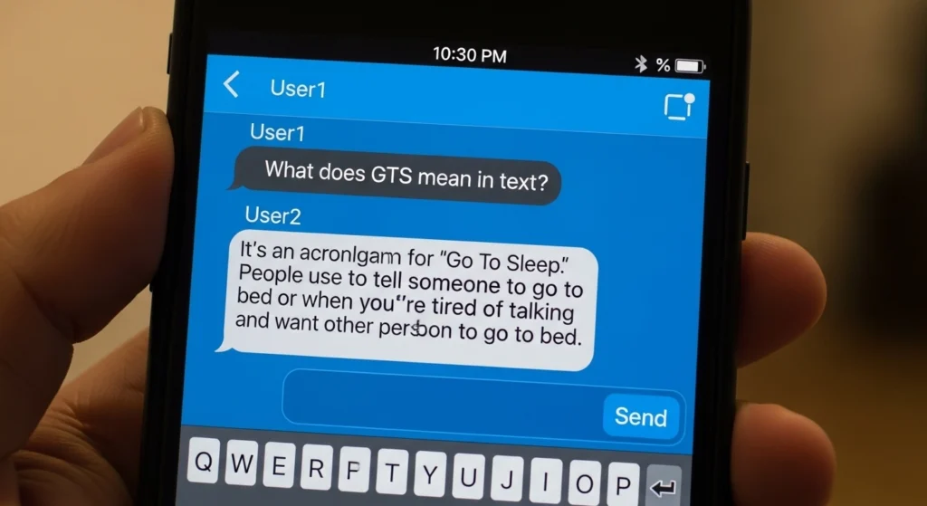 What Does GTS Mean in Text