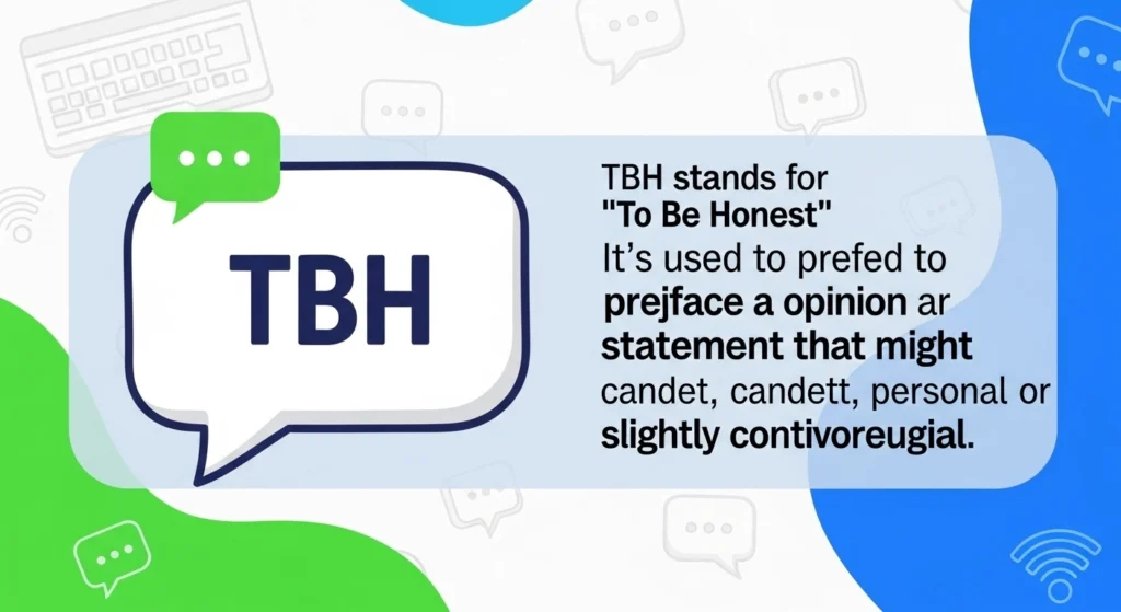What Does TBH Mean in Text
