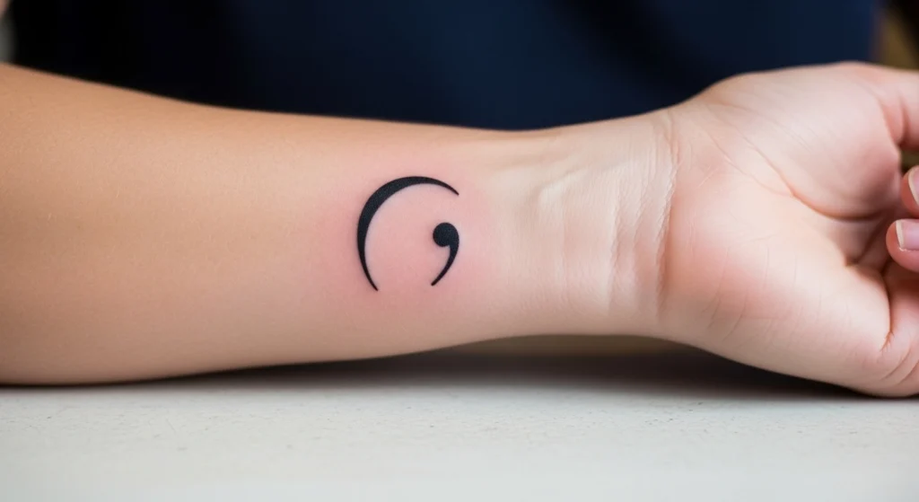 What Does a Semicolon Tattoo Mean