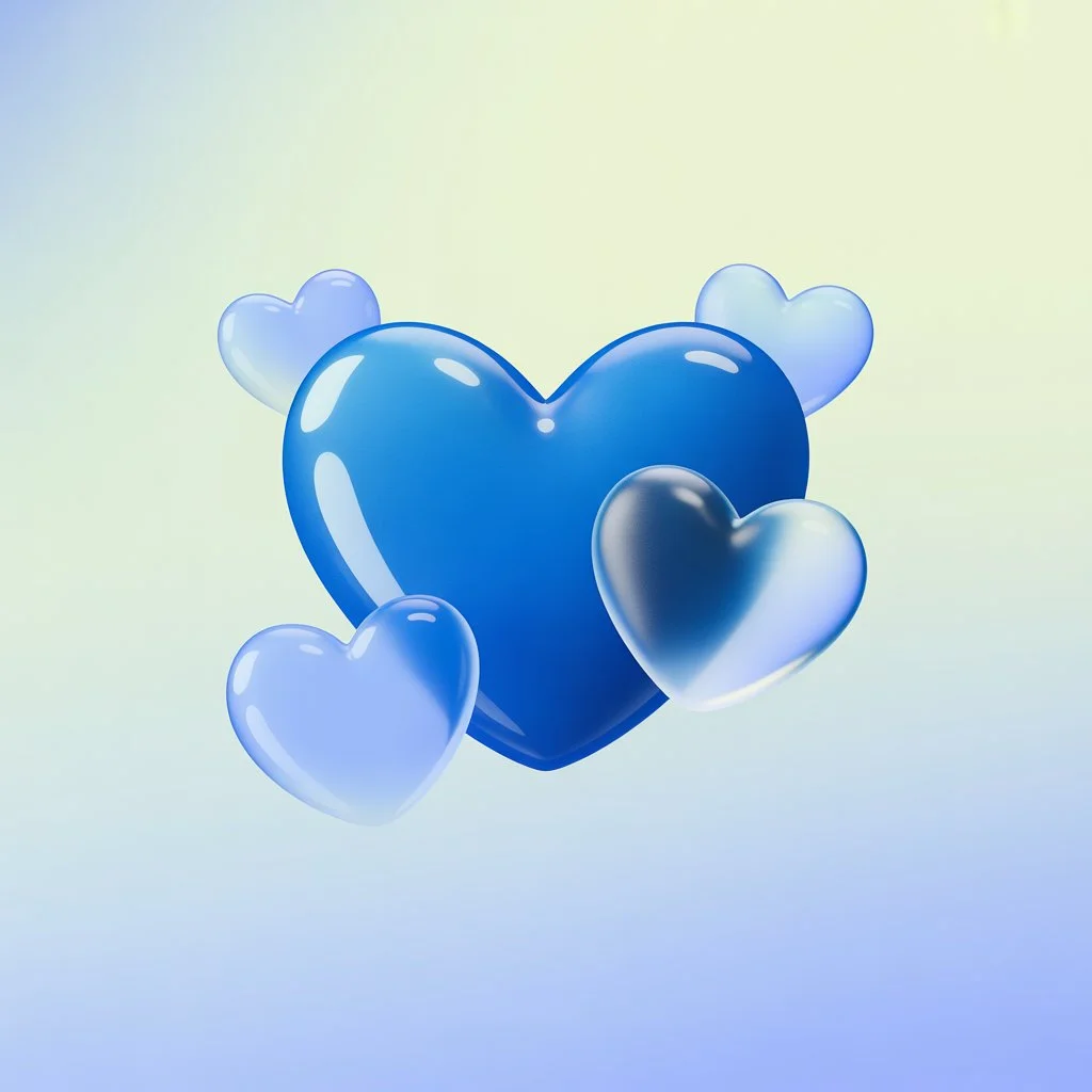 blue heart mean