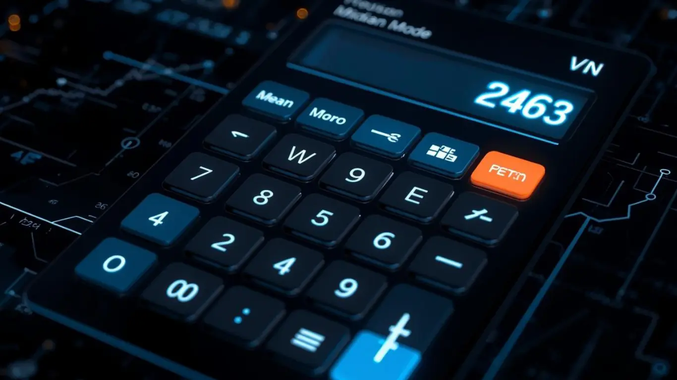 mean median mode calculator