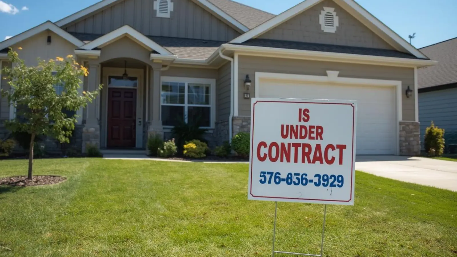 what does it mean when a house is under contract