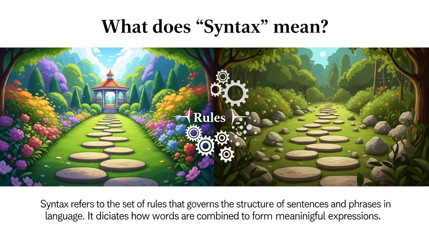 what does syntax mean