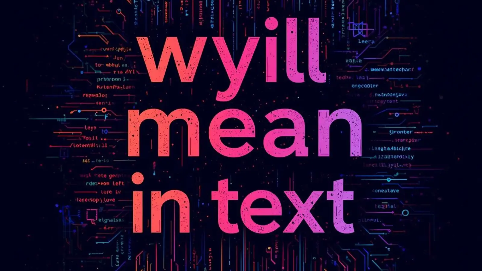 what does wyll mean in text