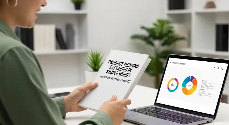 If you strip everything down to basics, the product meaning in math is very simple: